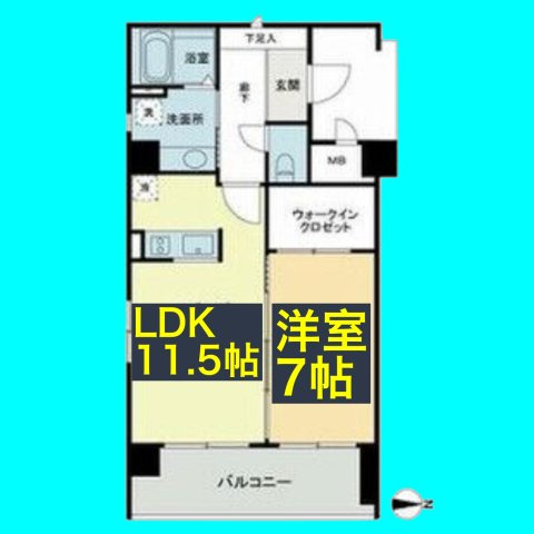 メゾン・ド山手の間取り