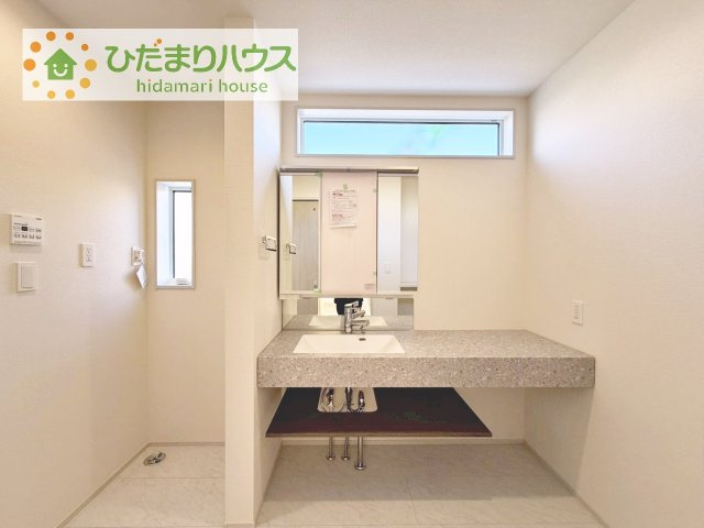 【独立洗面台】 | 土浦市天川2丁目5期　新築戸建 | シンプルで使い勝手の良い独立洗面台！