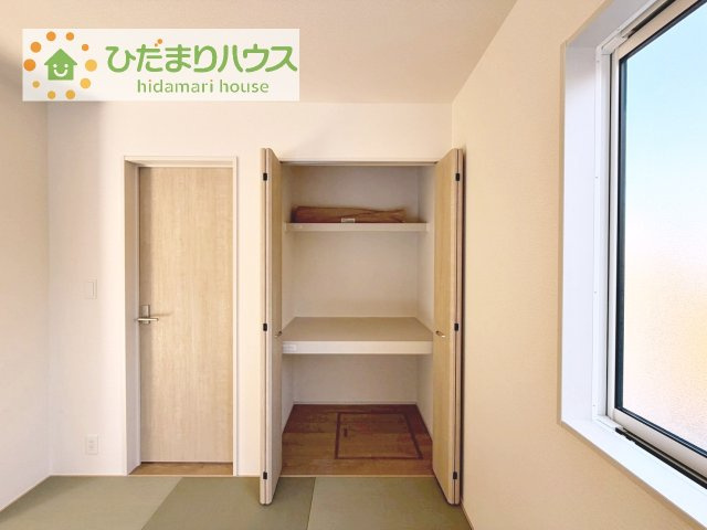 【収納】 | 土浦市天川2丁目5期　新築戸建 | 和室にも大容量のクローゼット完備！
お布団やお子様のおもちゃなどがスッキリ収納できますね(^^♪