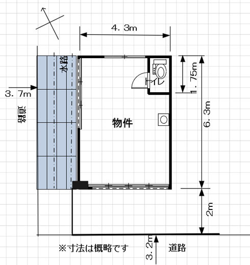 広大新開２丁目事務所・店舗の間取り