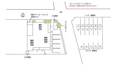 【区画図】 | シャーメゾンベレオ西桜町