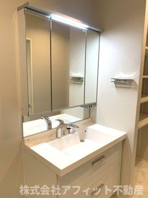 【洗面所】 | シャーメゾンベレオ西桜町 | 洗髪洗面化粧台