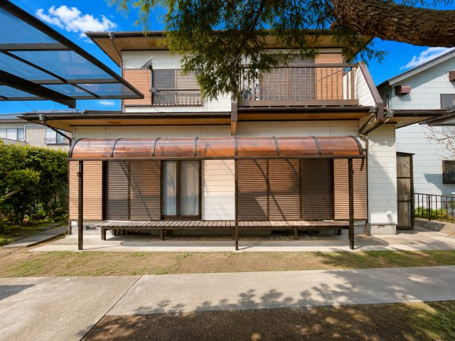 茂原市東郷　中古戸建の庭