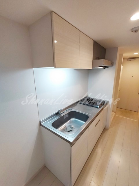 大和市福田４丁目のアパートのキッチン