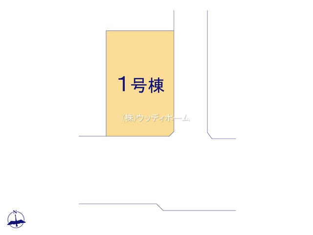 越谷市南荻島1期　新築一戸建ての区画図