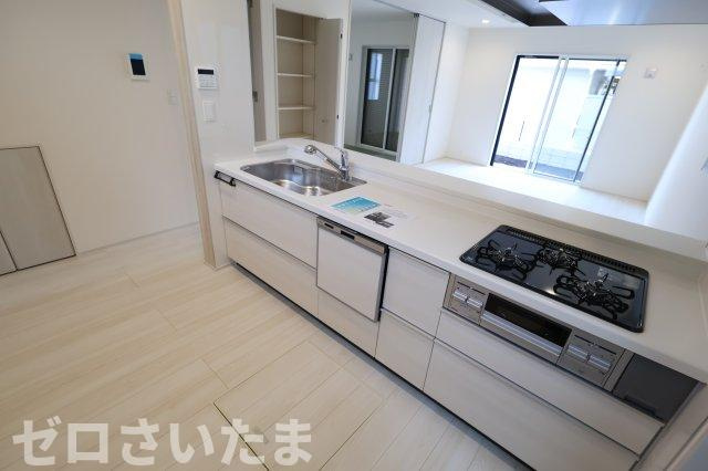 《仲介手数料無料》上尾市大字原市1780-12新築一戸建てブルーミングガーデンのキッチン