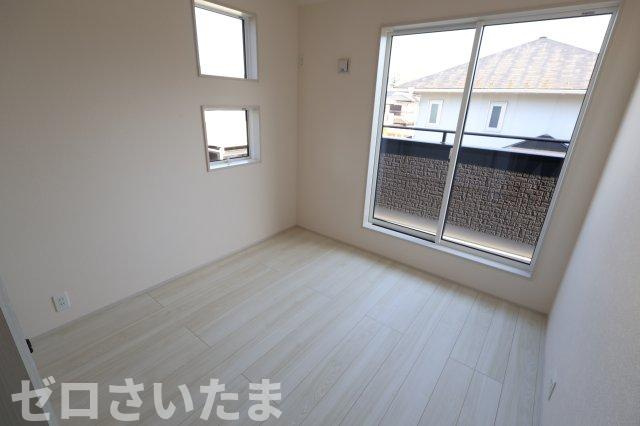 《仲介手数料無料》上尾市大字原市1780-12新築一戸建てブルーミングガーデンの洋室