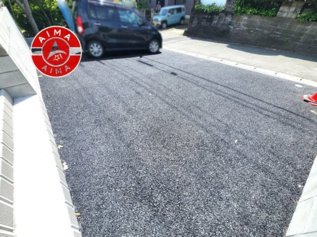 大野城市平野台1丁目第7-2棟（2号棟）の外観|広々した駐車場になります。