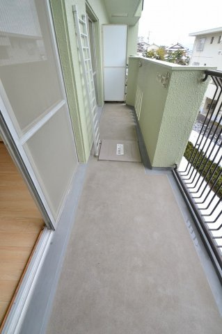 井東コーポラスのバルコニー