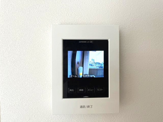 【防犯設備】 | 南区氷室町　売戸建 | 防犯性の高いTVモニター付きインターホン！