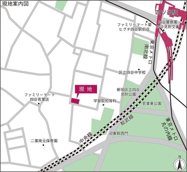 若葉ビューアパートメントの地図