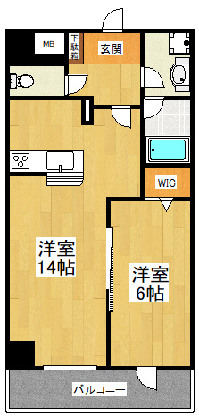 WinDeer西船橋の間取り