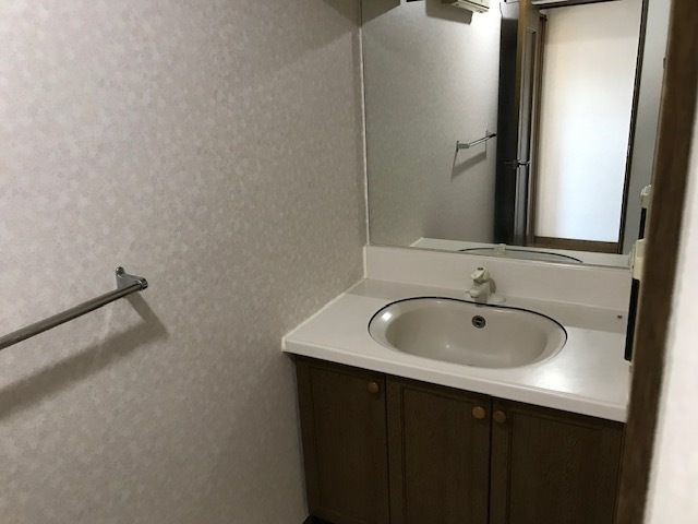 コアマンション新水前寺Ⅱの独立洗面台