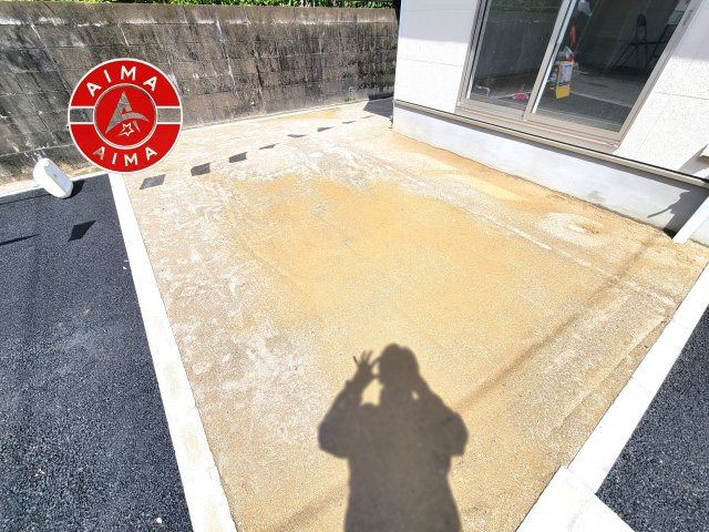 大野城市平野台1丁目第7-2棟（1号棟）の庭|お庭で自由な時間を過ごせます。