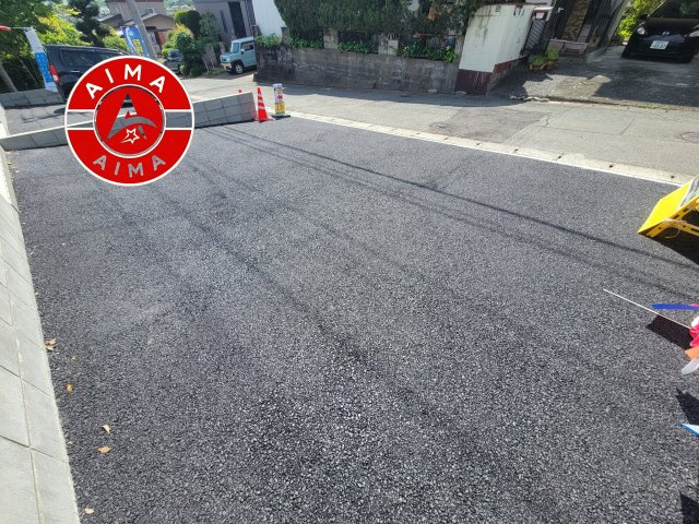 大野城市平野台1丁目第7-2棟（1号棟）の外観|広々した駐車場になります。