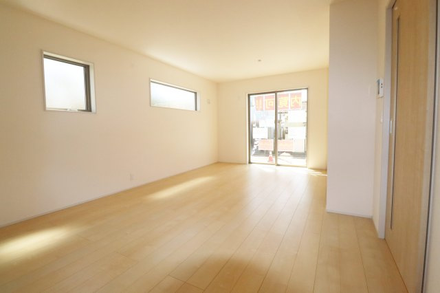 郡山市亀田2丁目第2　　　３号棟　　　桑野小学校、郡山第６中学区　の居間・リビング|※同社施工例