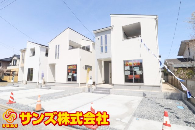 郡山市亀田2丁目第2　　　３号棟　　　桑野小学校、郡山第６中学区　の外観|南東側から見た区画全体