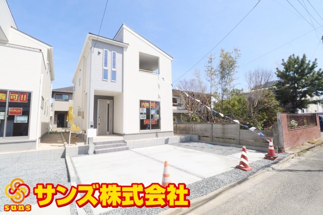 郡山市亀田2丁目第2　　　３号棟　　　桑野小学校、郡山第６中学区　の外観|南側から見た外観