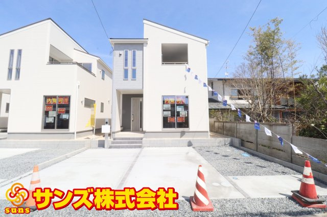 郡山市亀田2丁目第2　　　３号棟　　　桑野小学校、郡山第６中学区　の外観|南西側から見た外観