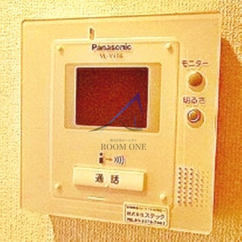 メリービオスのセキュリティ|モニター付きインターホンです。