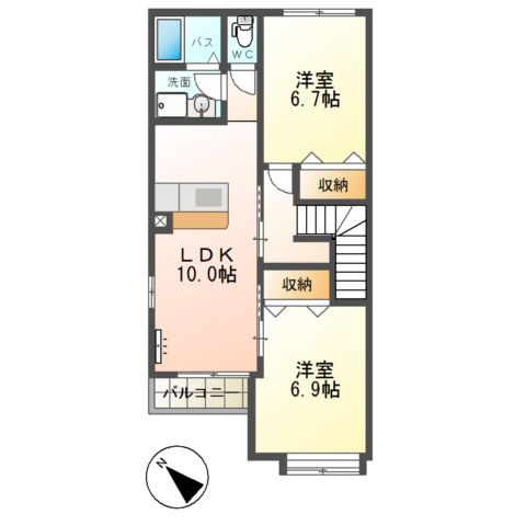 ゼルコバⅡの間取り