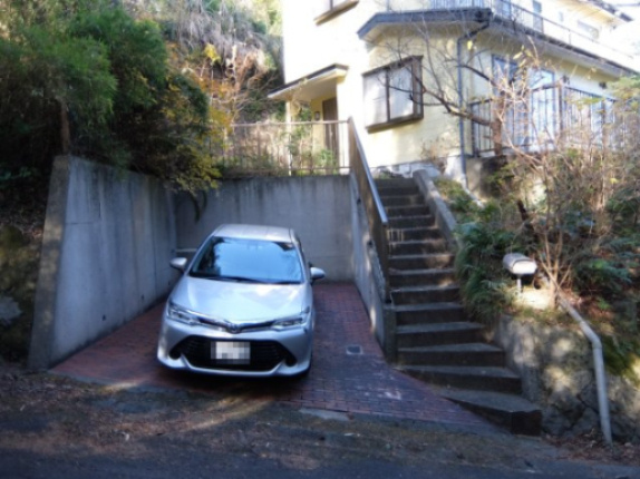 伊東市　宇佐美みのりの村の駐車場