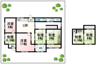【間取り】 | 苗鹿２丁目