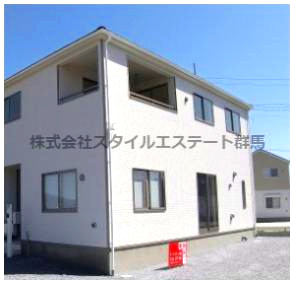 クレイドルガーデン富岡市七日市第５　１号棟の外観：施工例|富岡市七日市市に新築住宅を建築中です。
限定１棟！こちらの写真は施工例になりますので参考としてご覧ください。お客様のご都合に合わせて同仕様の物件もご見学頂けます♪お気軽にお問合せ下さい。