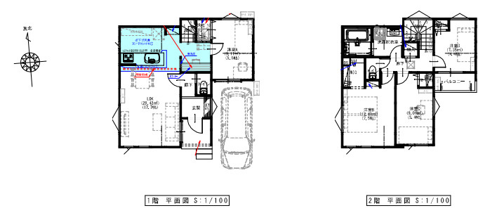 さいたま市西区三橋61624③　新築一戸建て　02