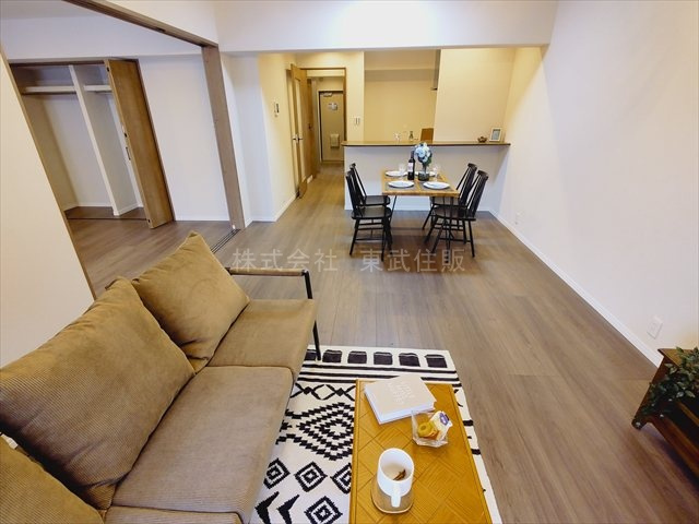 【居間・リビング】 | 東武みよしみずほ台サンライトマンションB棟 | リビングです