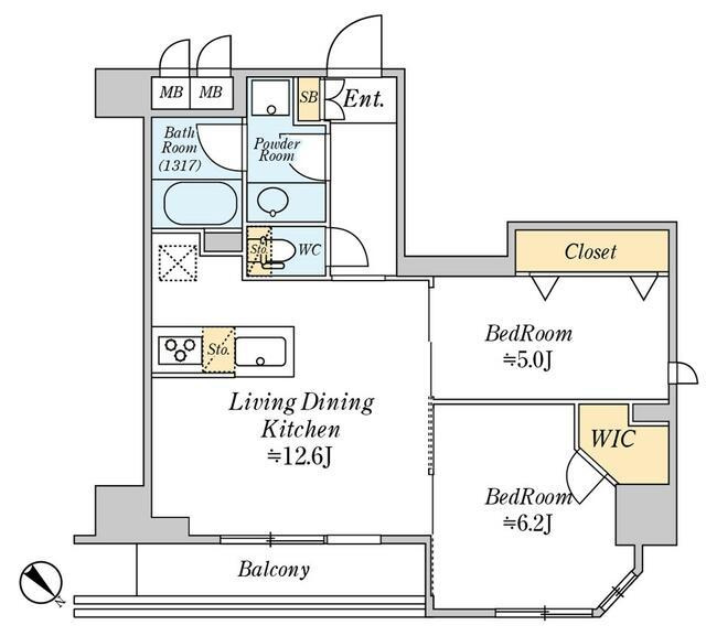 クレストコート志村坂上の外観|RC造12階建ての重厚感ある外観 