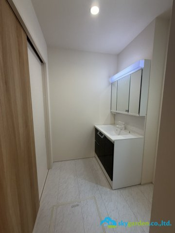 平塚市河内2期　新築戸建　全6棟3号棟の脱衣所