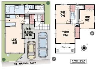 【間取り】 | 坂戸市塚越　新築分譲　東武東上線『若葉駅』徒歩35分　【千代田小学区】