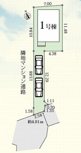 【区画図】 | 【仲介手数料０円】茅ヶ崎市浜之郷7期　新築一戸建て | 茅ヶ崎市浜之郷7期　新築一戸建て