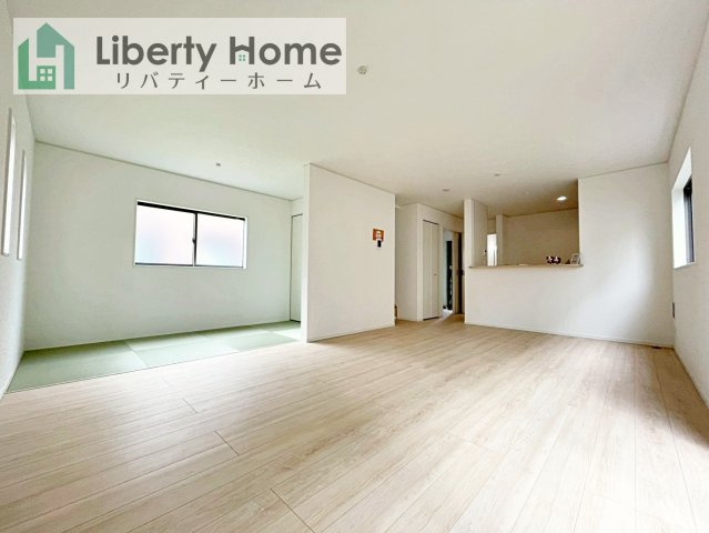 龍ケ崎市城ノ内第10　新築戸建　1号棟の居間・リビング
