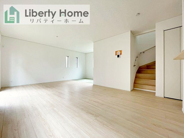 龍ケ崎市城ノ内第10　新築戸建　1号棟の居間・リビング