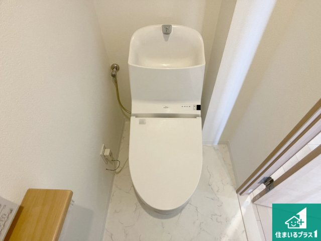 須磨シーサイドヒルズIのトイレ|落ち着いた色で統一されたトイレ！
