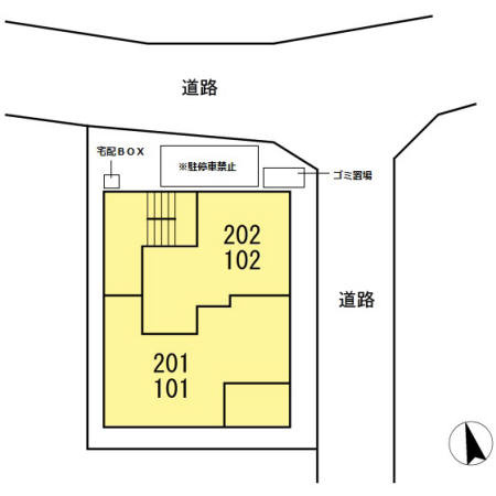 フェアハウスの区画図