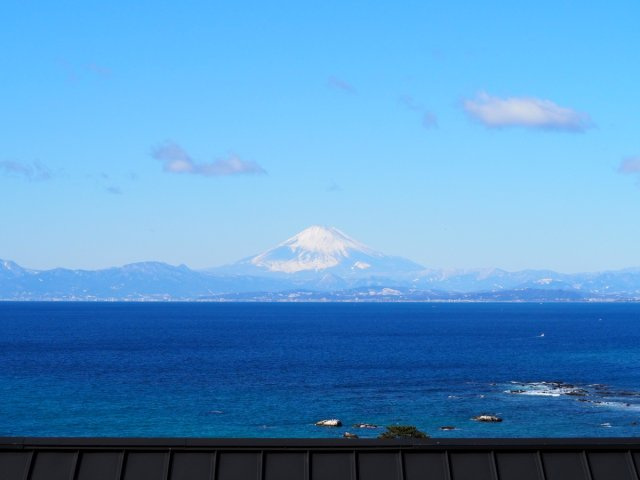 海見え！リビングから富士山・海を臨む秘密基地の展望|富士山・海を臨む（季節・天候によります）
