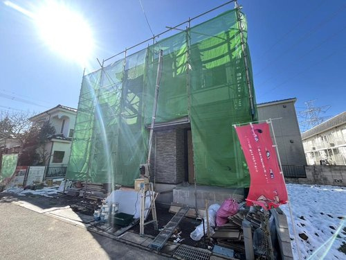 ◆草加市苗塚町１期の前面道路含む現地写真|資料請求などお気軽にお問合せください。