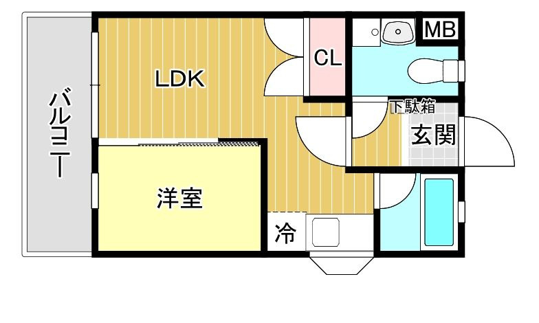 メイワコンチネンタルの間取り