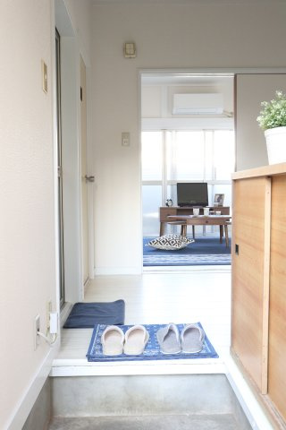 清山荘の玄関
