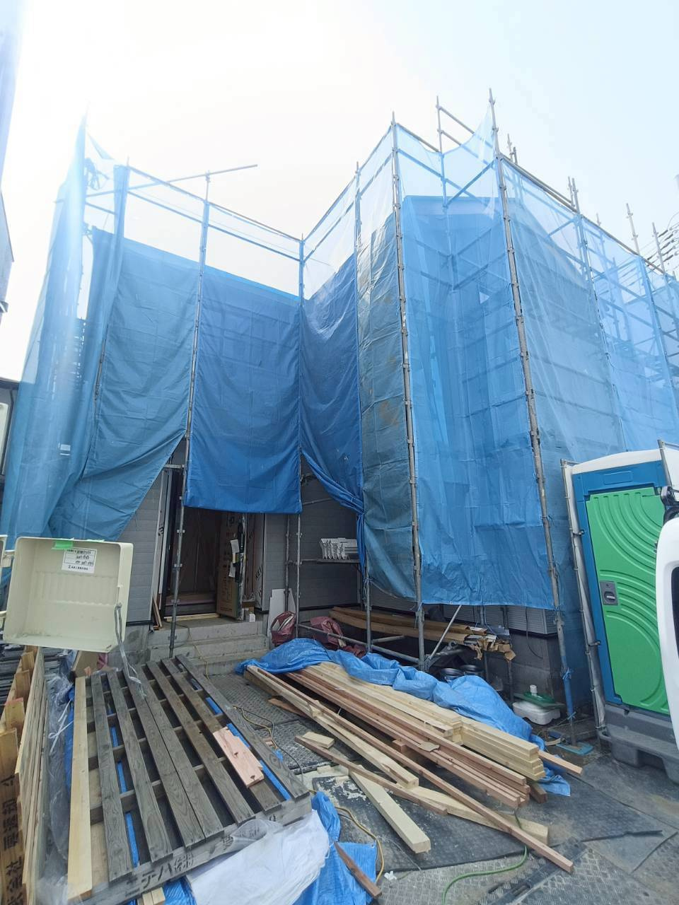 三郷市　上彦名　新築戸建　全1棟の外観|外観です