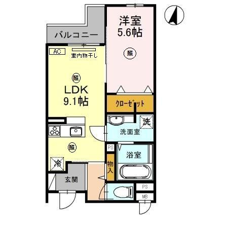 テラコート北野坂の間取り
