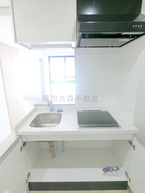 ラヴィエール羽田スカイゲートのキッチン|二口IHコンロ付きシステムキッチン