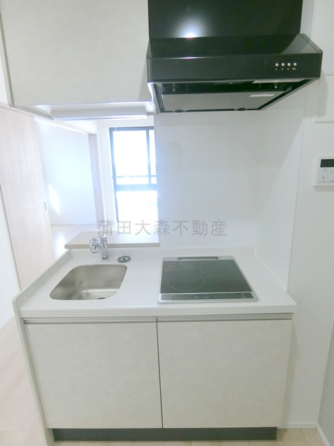 ラヴィエール羽田スカイゲートのキッチン|2口IHシステムキッチン　カウンターキッチン