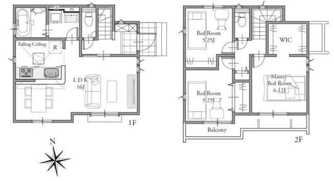 【間取り】 | 陽の光をたっぷりと浴びながら気持ち良く生活が出来ます。夢のマイホーム、夢ではなく実現出来ます！見学・ご相談等、お気軽にご連絡下さい。