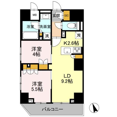 【間取り】 | リーラ品川戸越
