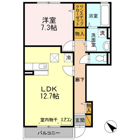 未来　Ａの間取り|間取図