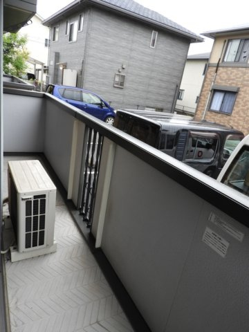 クラウディア　C棟のバルコニー
